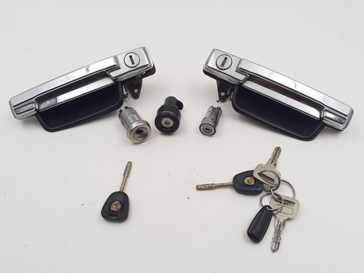 JAGUAR XJS EARLY FACELIFT HANDLE LOCK SET WITH KEY IGNITION BOOT DOORS GLOVE BOX