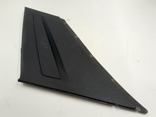 Jaguar XJS 79-91 REAR QUARTER WINDOW VENT PANEL TRIM BLACK LEFT SIDE PASSENGER