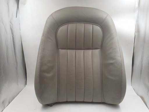 [-5064 LG] JAGUAR XJ6 X300 UPPER BACK SEAT COVER OATMEAL AGD LEATHER FOAM LEFT RIGHT REPAIR