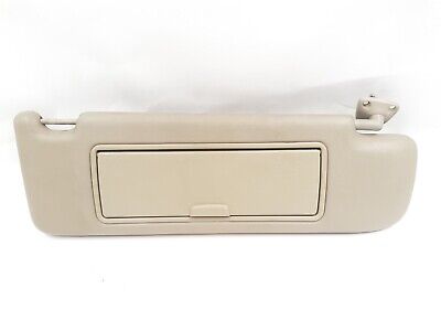 [BDC9390] JAGUAR XJ6 XJ12 XJ40 DOESKIN DRIVERS RIGHT SUNVISOR WITH MIRROR NON ILLUMINUM