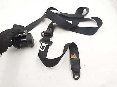 [BDC6578] JAGUAR XJS PRE FL CONVERTIBLE FRONT RIGHT RH DRIVERS SEAT BELT RESTRAINT BLACK